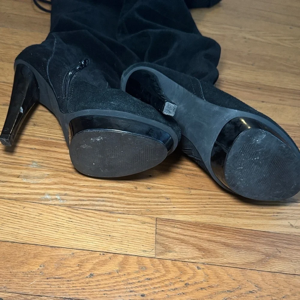 Steve Madden Women’s Black Over-the-Knee Boots Size 8